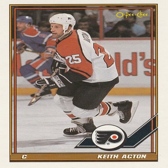 Keith Acton Philadelphia Flyers NHL Hockey Card Collection - 3 Card Set - Picture 4 of 4
